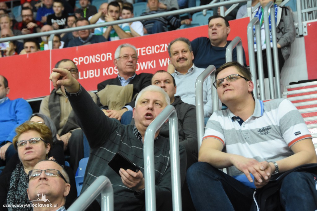 Kibice na meczu Anwil - AZS Koszalin