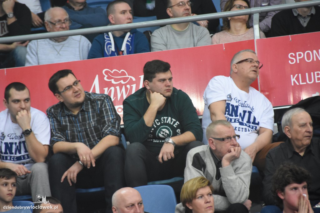 Kibice na meczu Anwil - AZS Koszalin