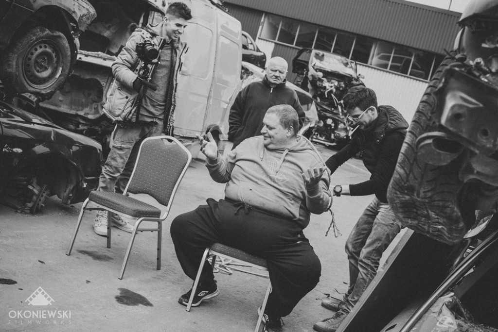 Gwiazdy TV na planie klipu pod Włocławkiem