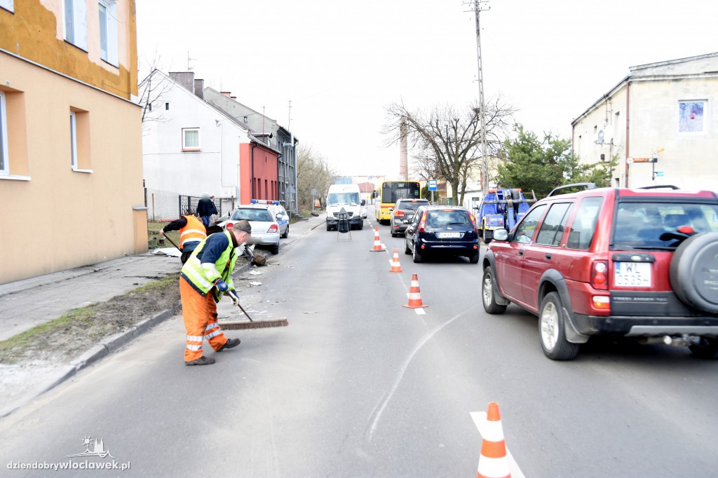 Kolizja na ul. Płockiej