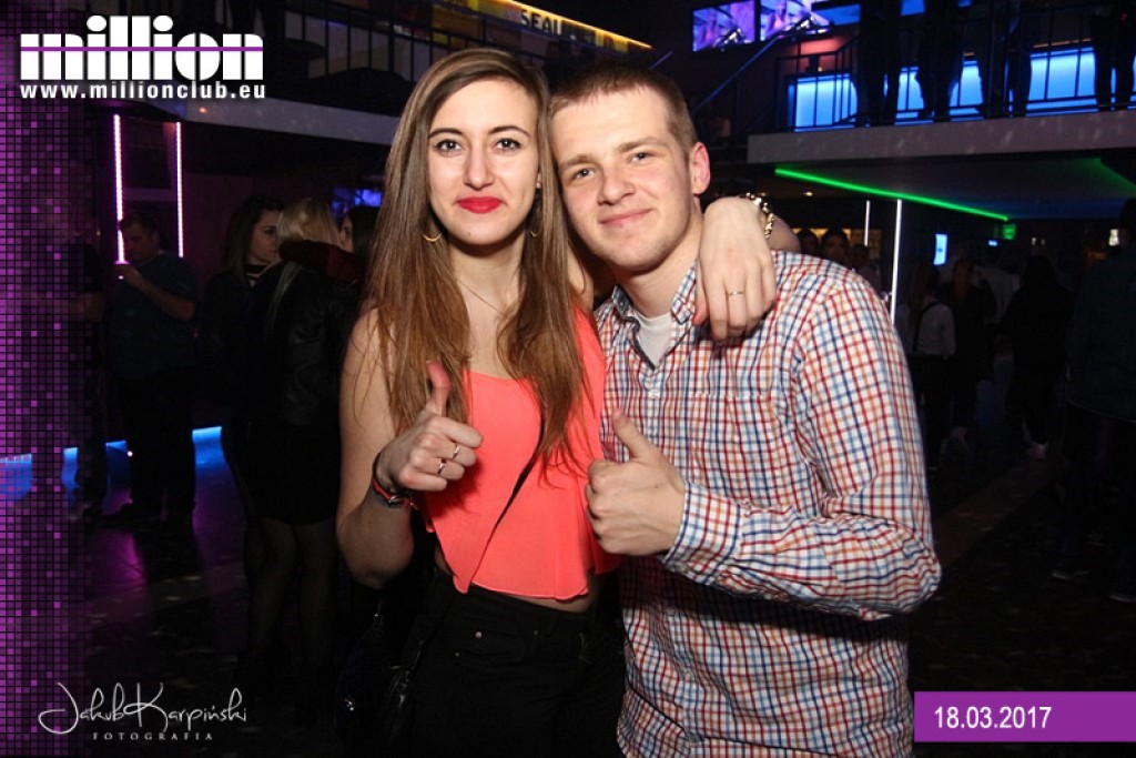 Sobotnia impreza w klubie Million