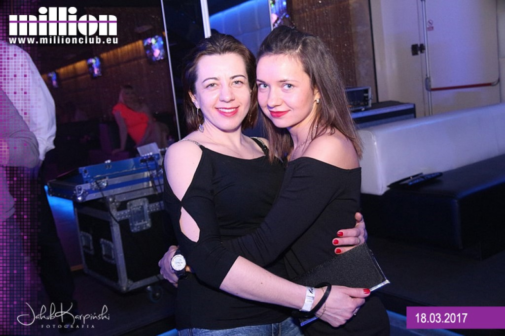 Sobotnia impreza w klubie Million