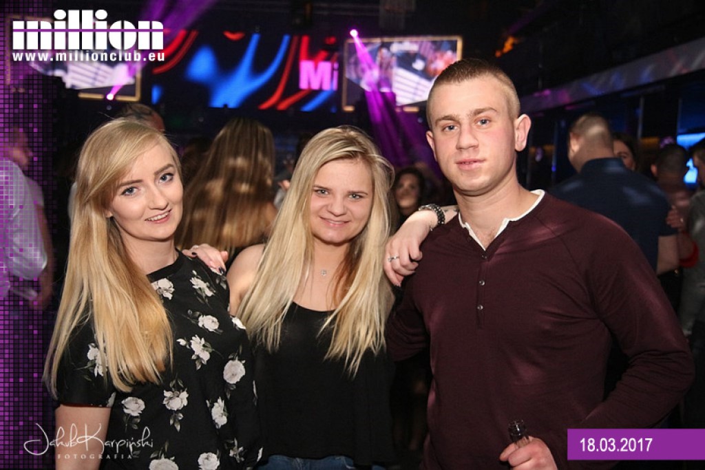 Sobotnia impreza w klubie Million