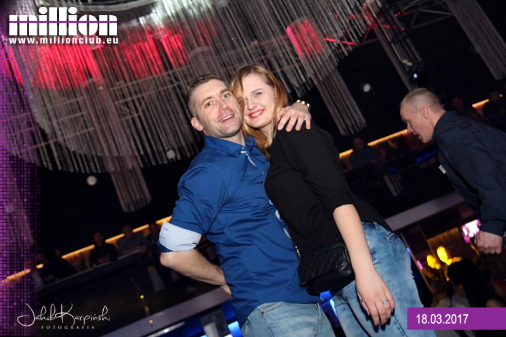 Sobotnia impreza w klubie Million