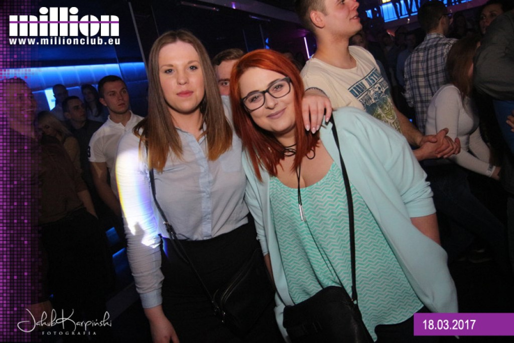 Sobotnia impreza w klubie Million