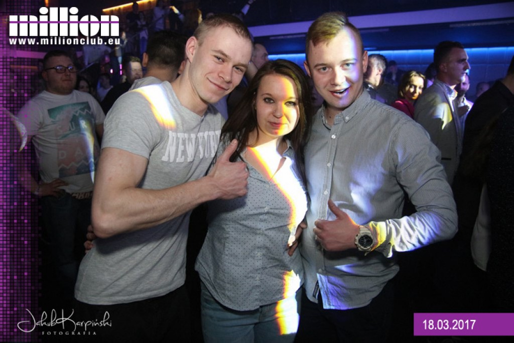 Sobotnia impreza w klubie Million
