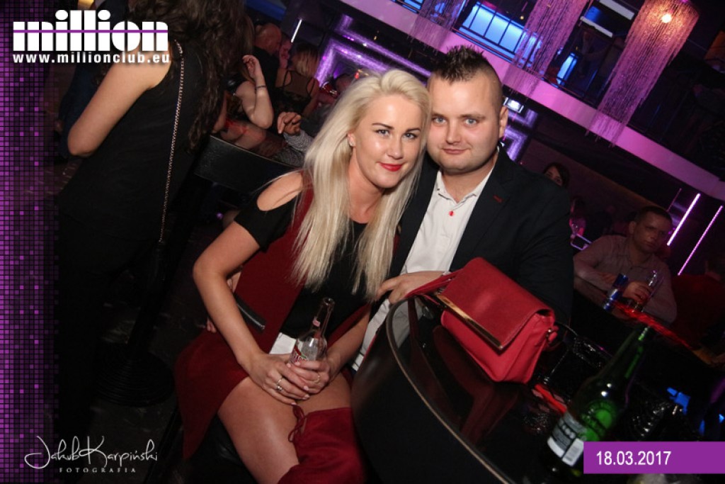 Sobotnia impreza w klubie Million