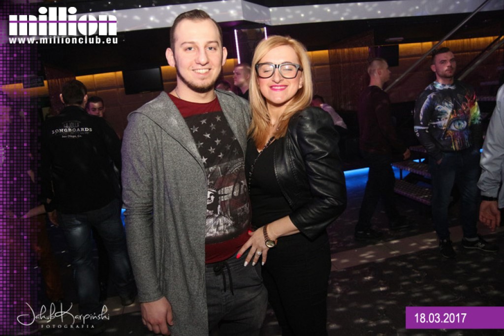 Sobotnia impreza w klubie Million