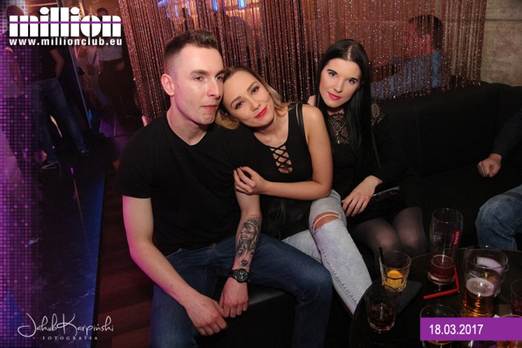 Sobotnia impreza w klubie Million