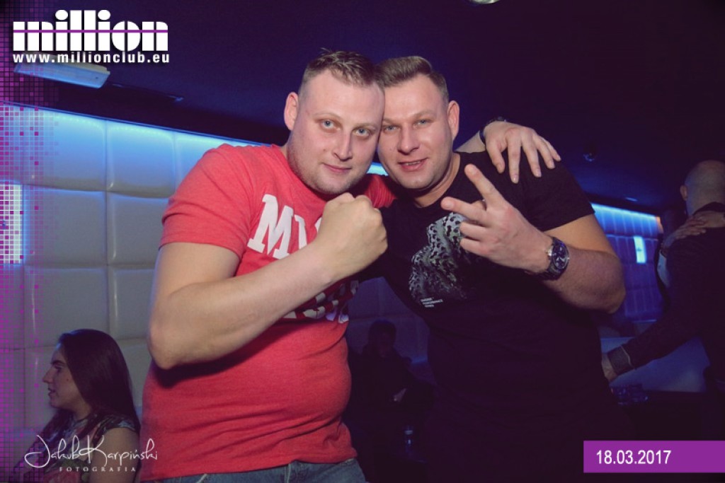 Sobotnia impreza w klubie Million