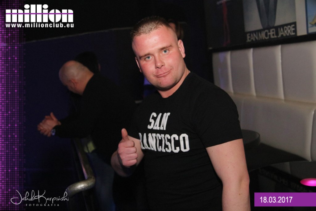 Sobotnia impreza w klubie Million