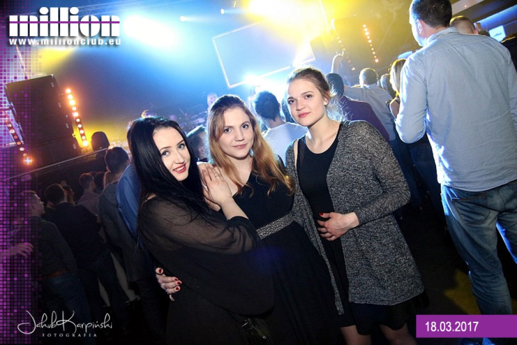 Sobotnia impreza w klubie Million