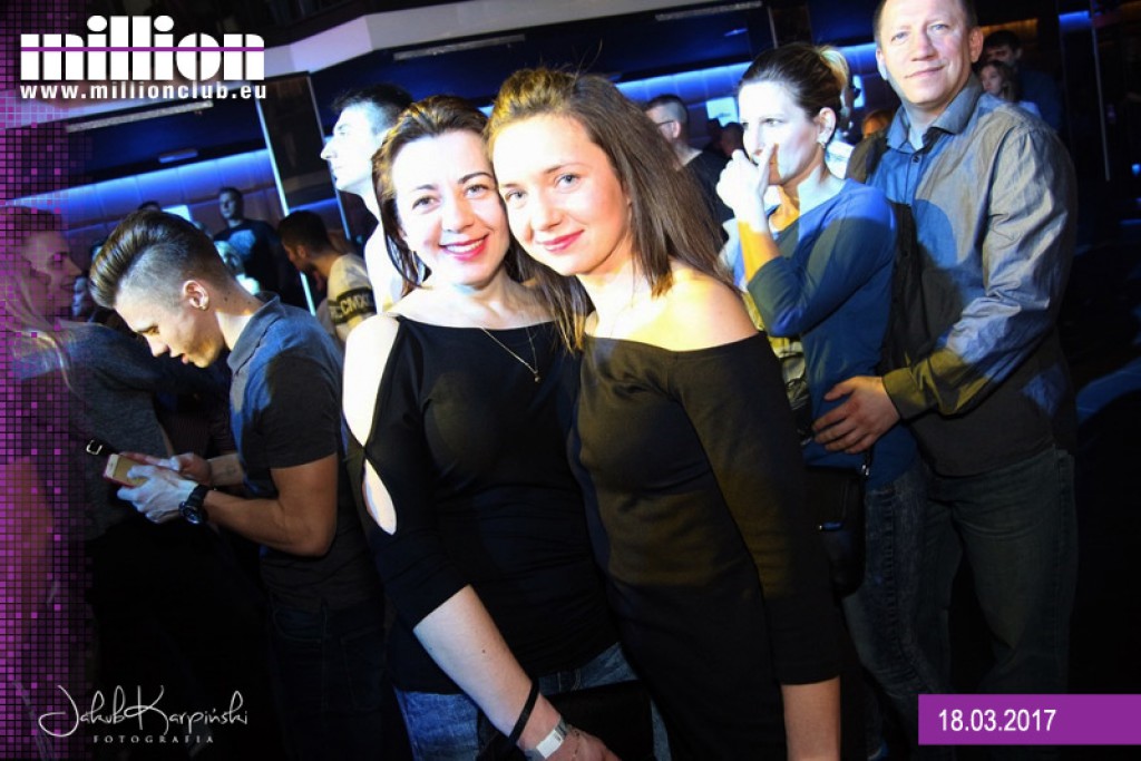 Sobotnia impreza w klubie Million