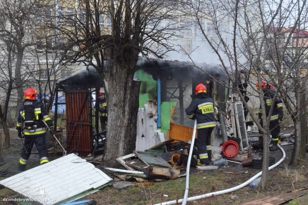 Pożar na posesji przy Kilińskiego