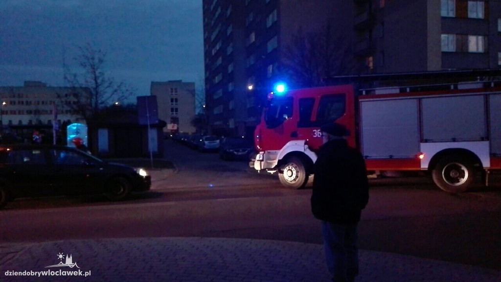 Interwencja strażaków na pl. Kolanowszczyzna