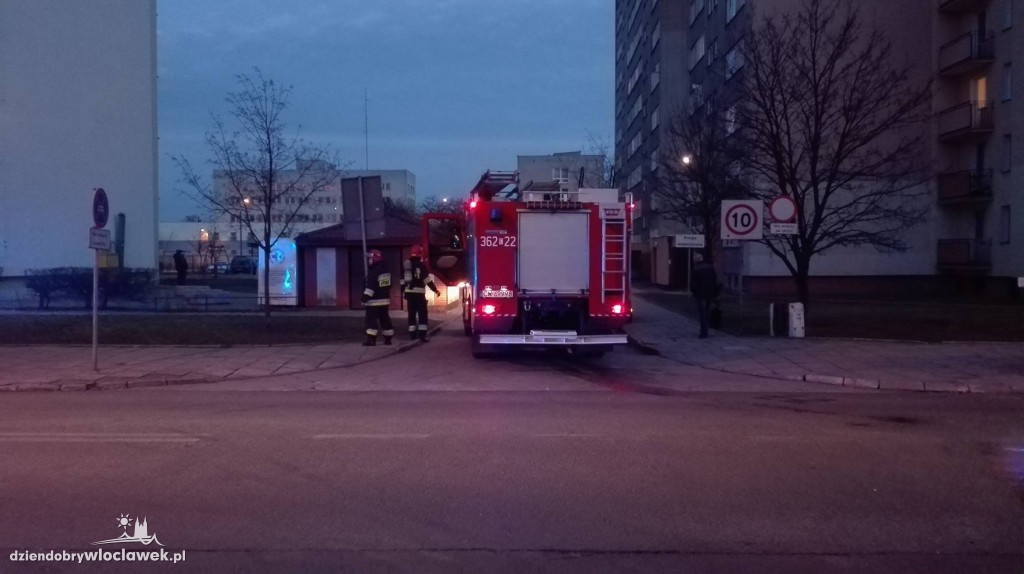 Interwencja strażaków na pl. Kolanowszczyzna