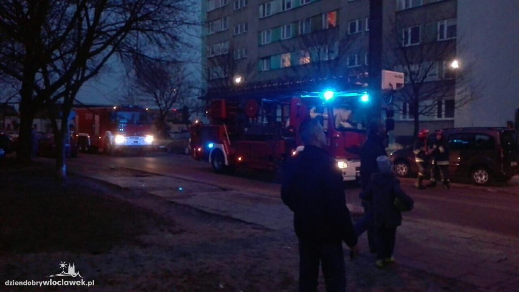 Interwencja strażaków na pl. Kolanowszczyzna