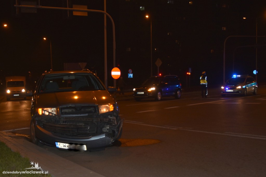 Kolizja na skrzyżowaniu z DK91