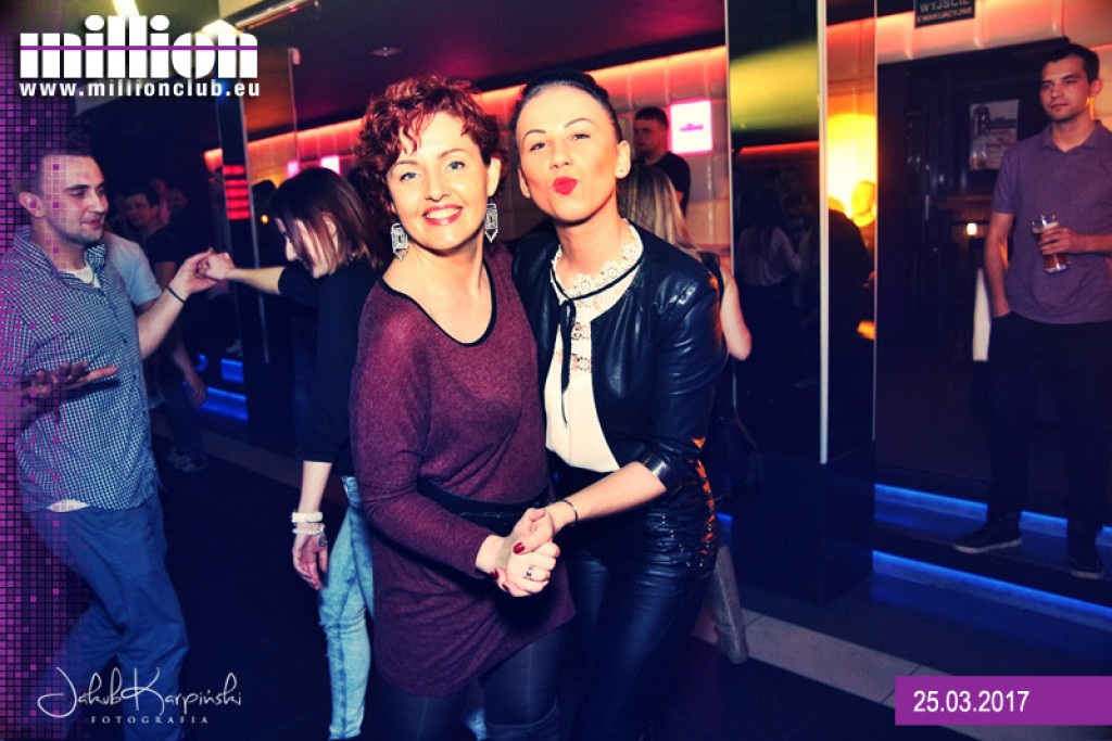 Sobotnia noc w klubie Million