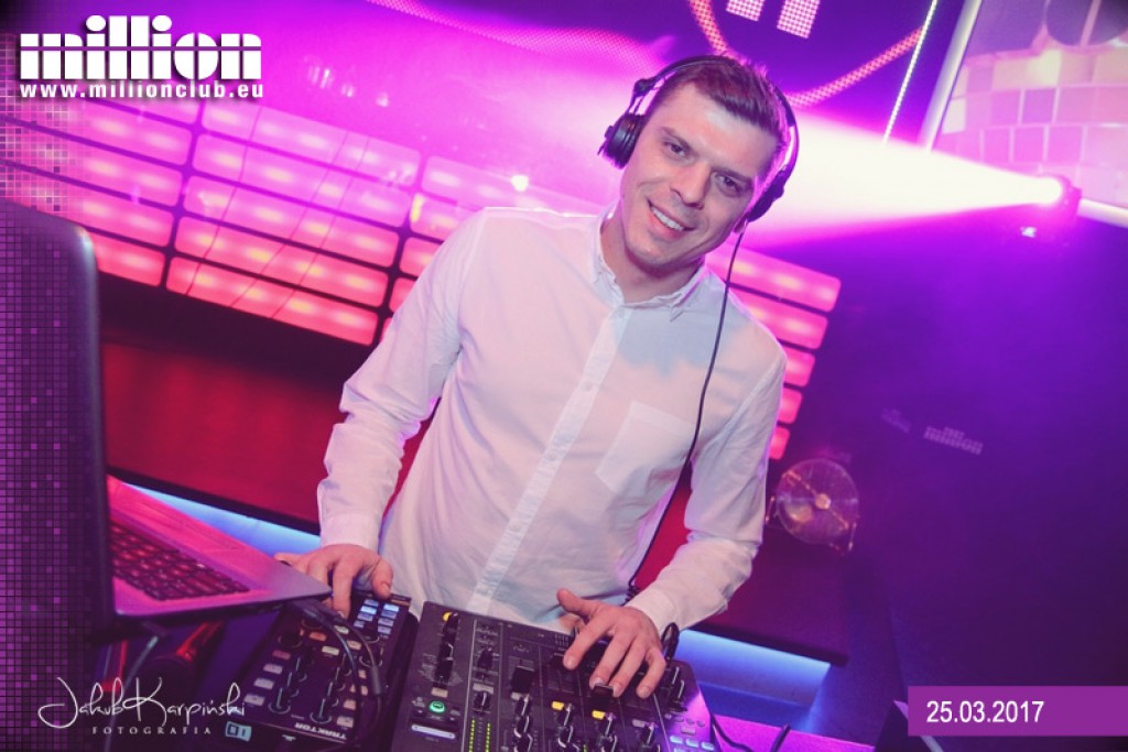 Sobotnia noc w klubie Million