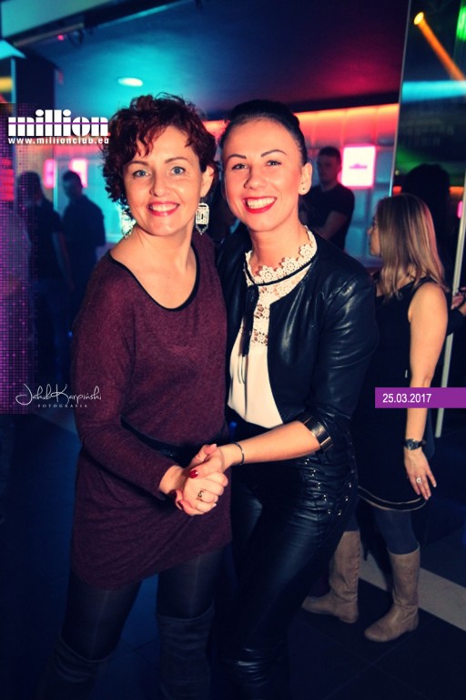 Sobotnia noc w klubie Million