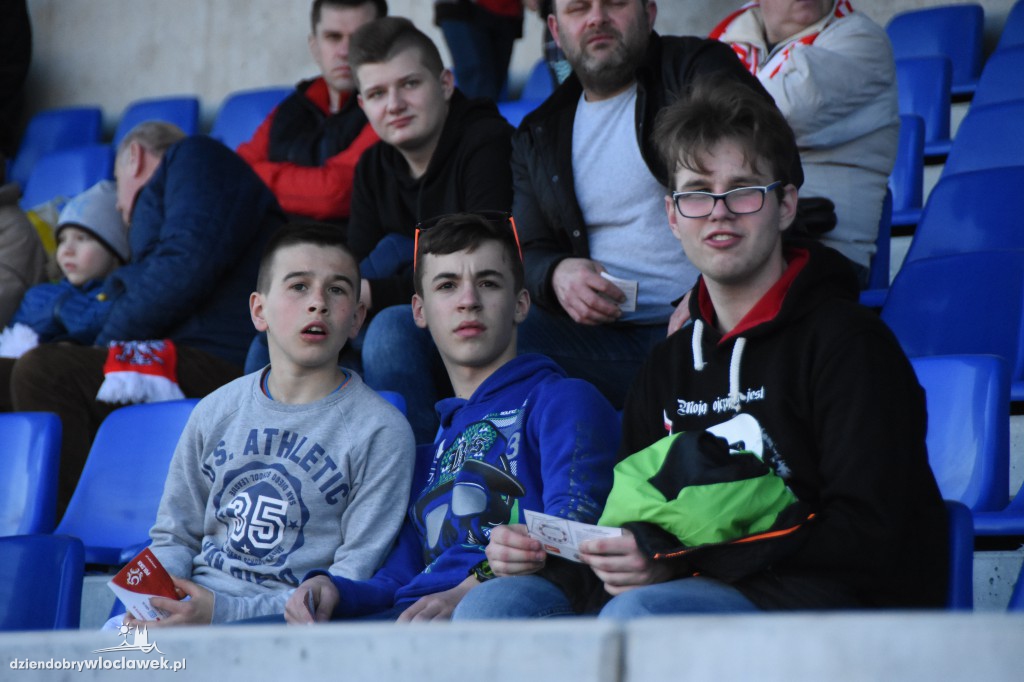 Kibice na meczu U-20 Polska-Grecja