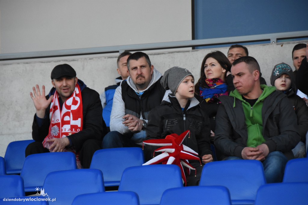 Kibice na meczu U-20 Polska-Grecja