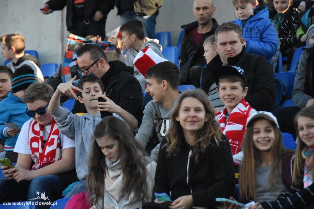 Kibice na meczu U-20 Polska-Grecja