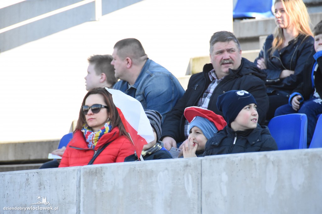 Kibice na meczu U-20 Polska-Grecja