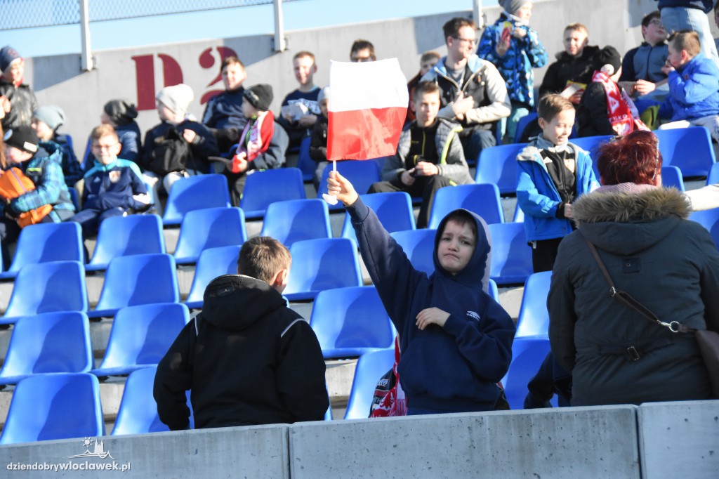 Kibice na meczu U-20 Polska-Grecja