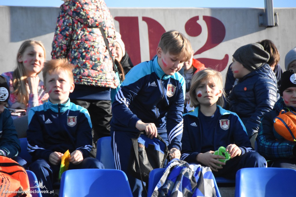Kibice na meczu U-20 Polska-Grecja