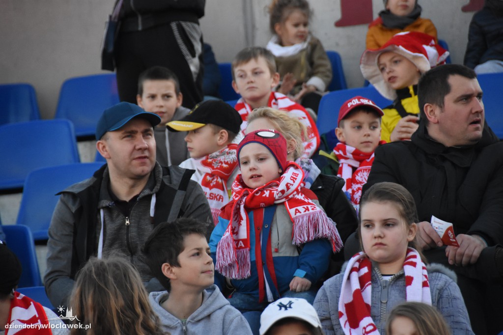 Kibice na meczu U-20 Polska-Grecja
