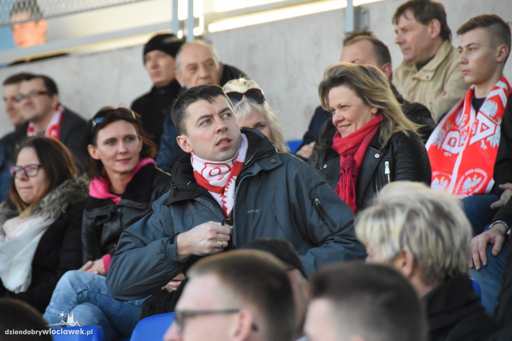 Kibice na meczu U-20 Polska-Grecja