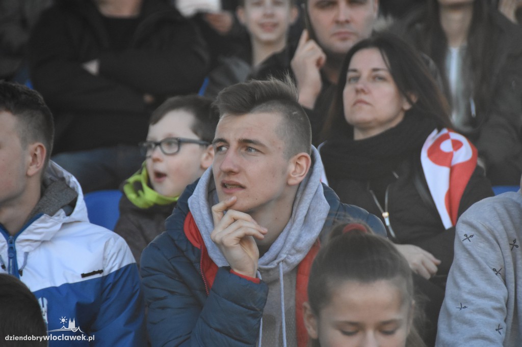 Kibice na meczu U-20 Polska-Grecja