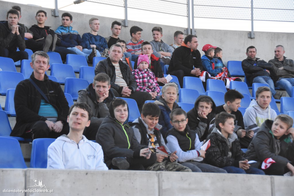 Kibice na meczu U-20 Polska-Grecja