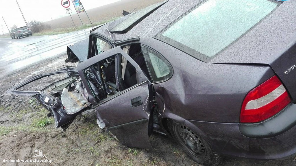 Zderzenie czołowe pod Włocławkiem