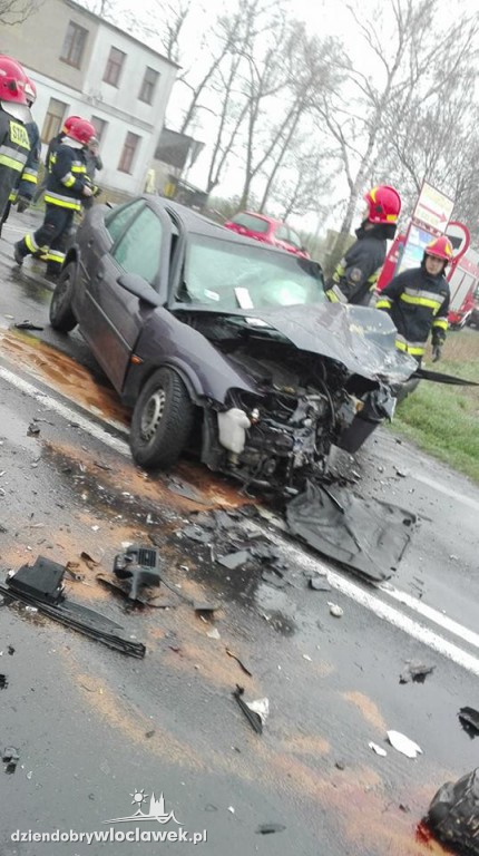 Zderzenie czołowe pod Włocławkiem