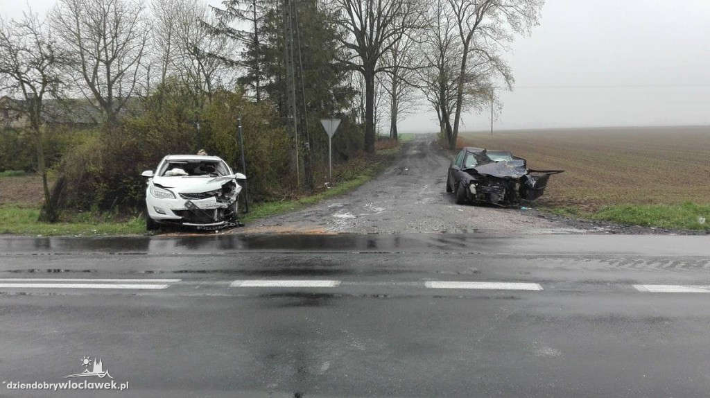Zderzenie czołowe pod Włocławkiem