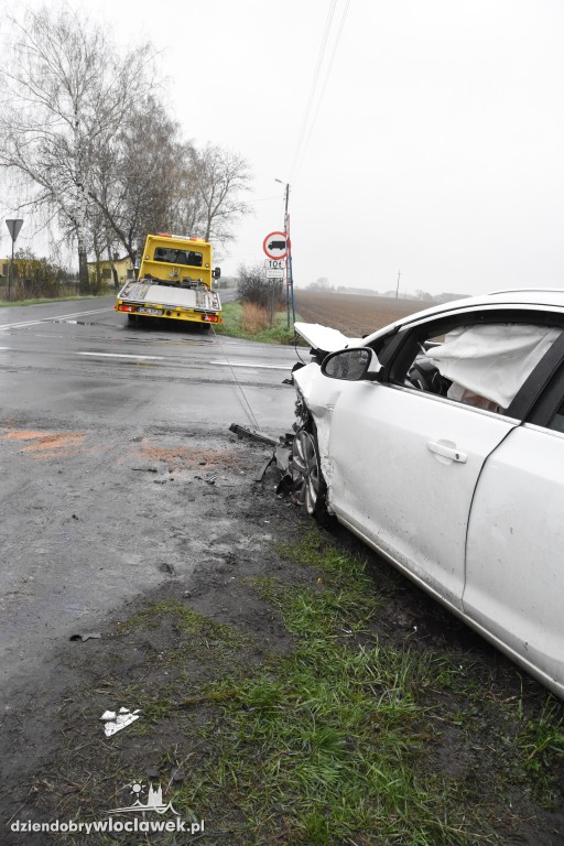 Zderzenie czołowe pod Włocławkiem