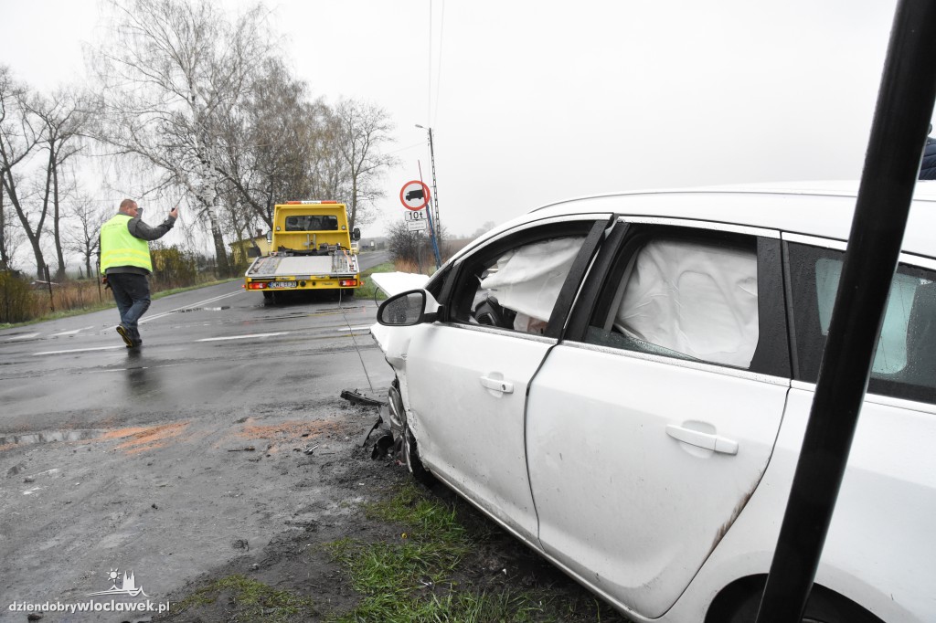 Zderzenie czołowe pod Włocławkiem