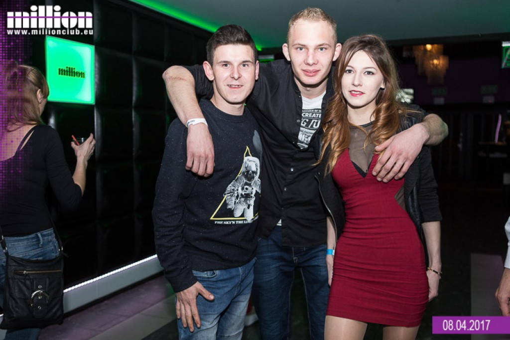 Sobotnia impreza w klubie Million