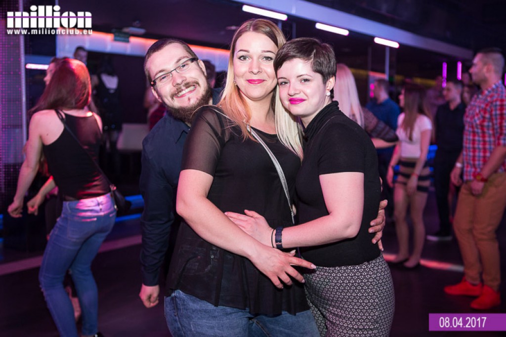 Sobotnia impreza w klubie Million