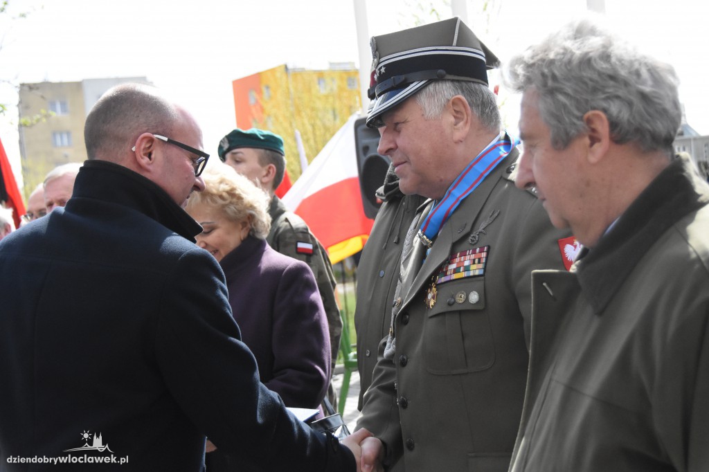 Uroczystość pod Pomnikiem Sapera