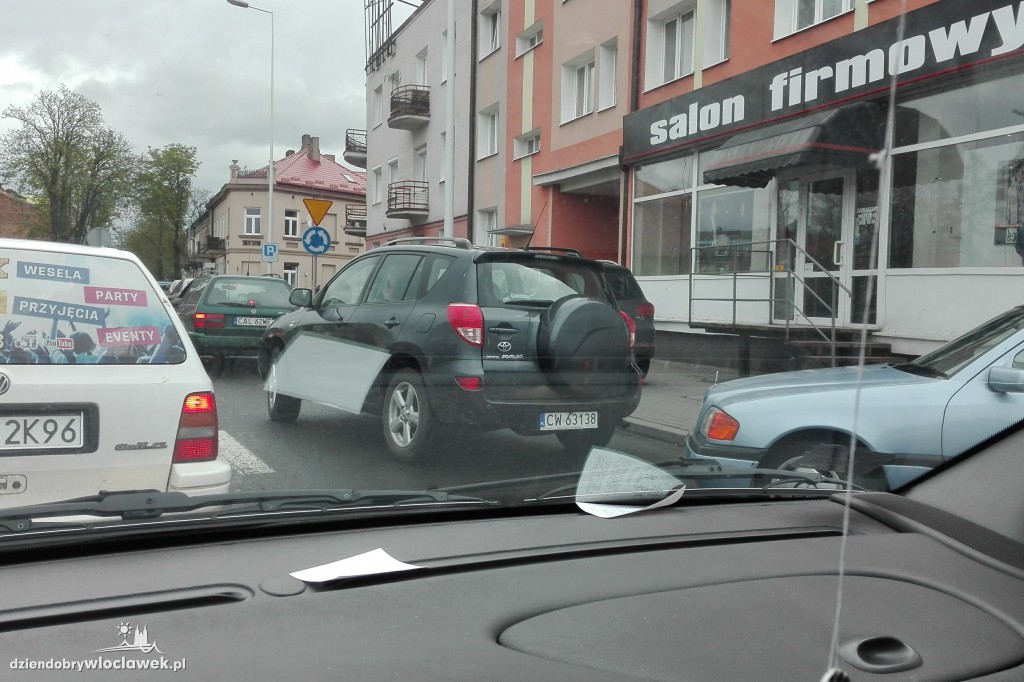 Przeświąteczne korki na ulicach Włocławka