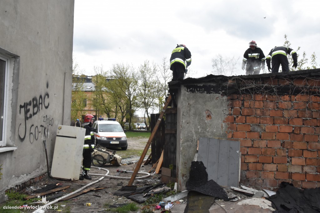 Pożar przy ul. Polnej
