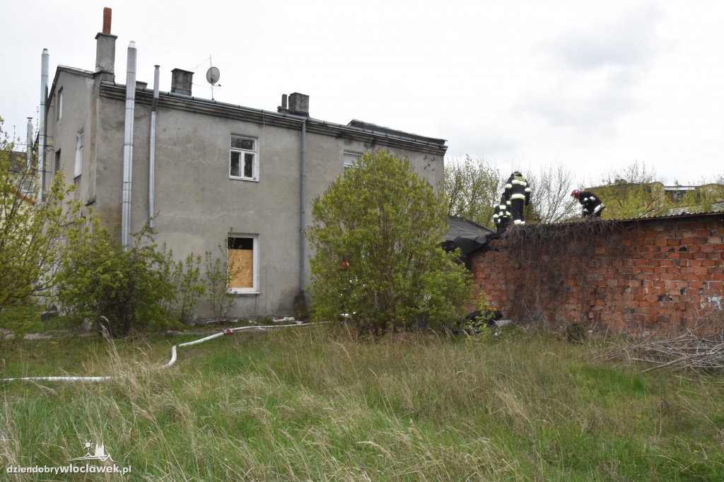 Pożar przy ul. Polnej