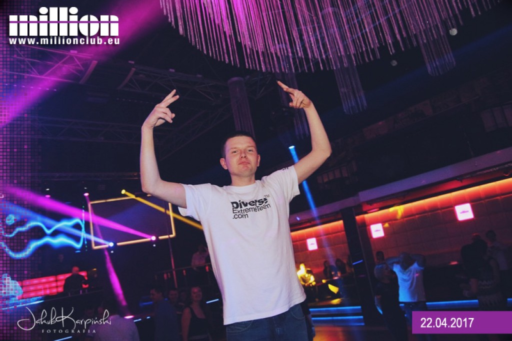 Sobotnia noc w klubie Million we Włocławku