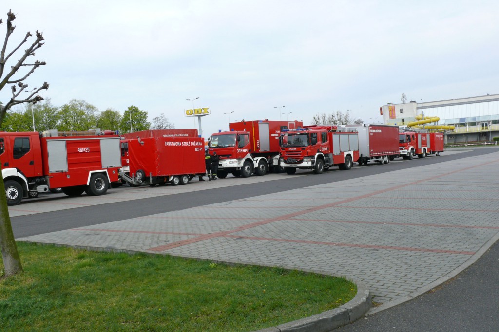Służby ćwiczą pod Włocławkiem