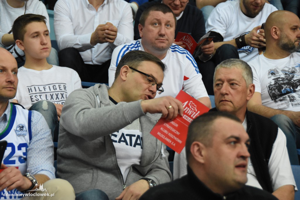 Kibice na meczu Anwil - Energa Czarni