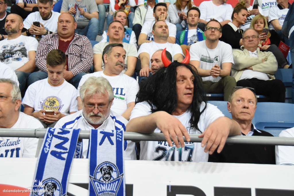 Kibice na meczu Anwil - Energa Czarni